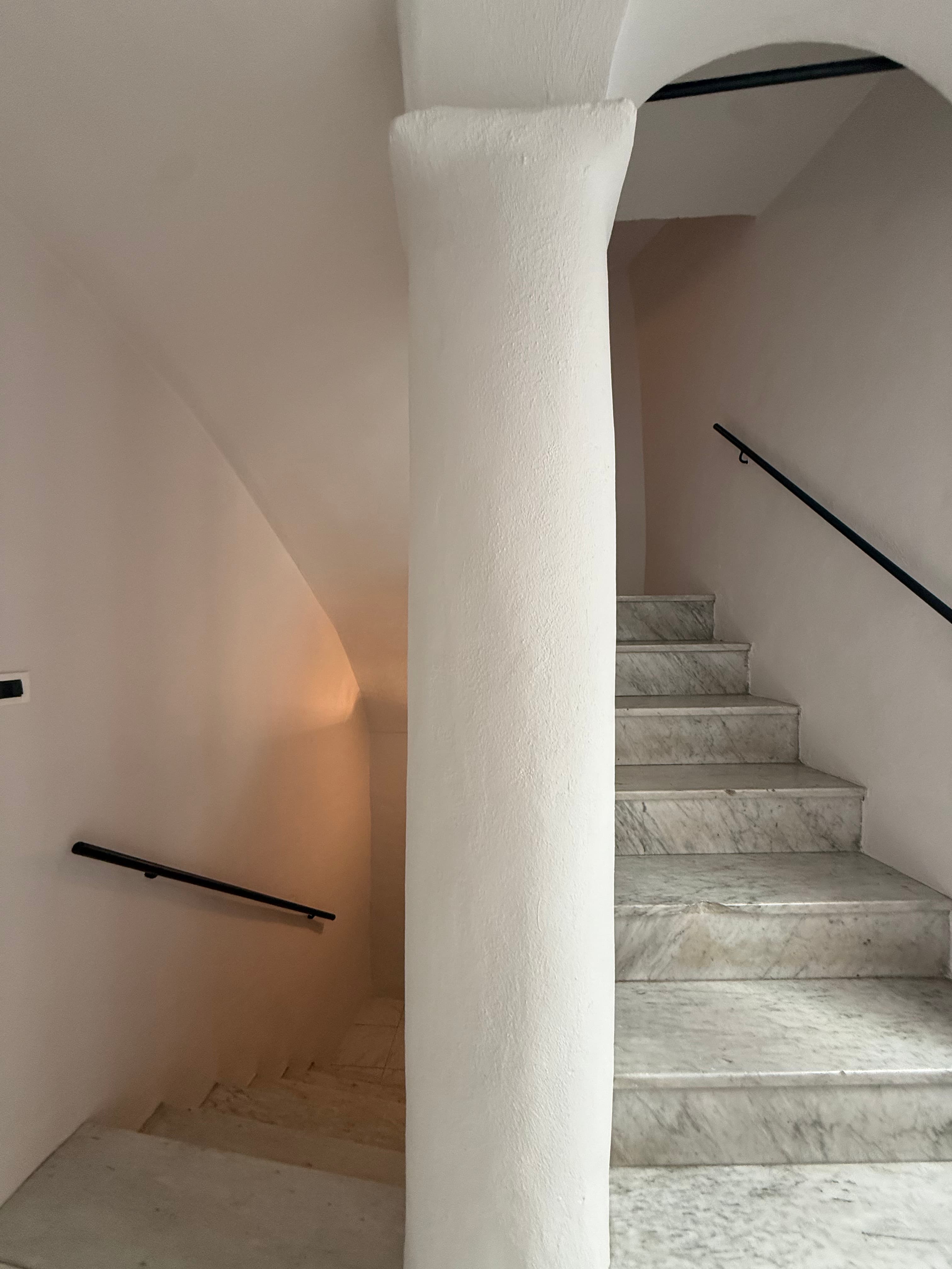 The staircase at Soumeià